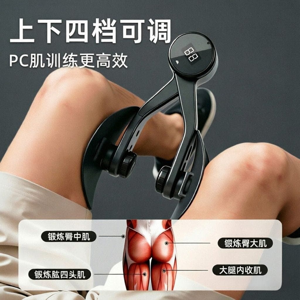 Appareil d'Entraînement Musculaire Kegel & Plancher Pelvien avec Compteur Intelligent et Résistance Réglable